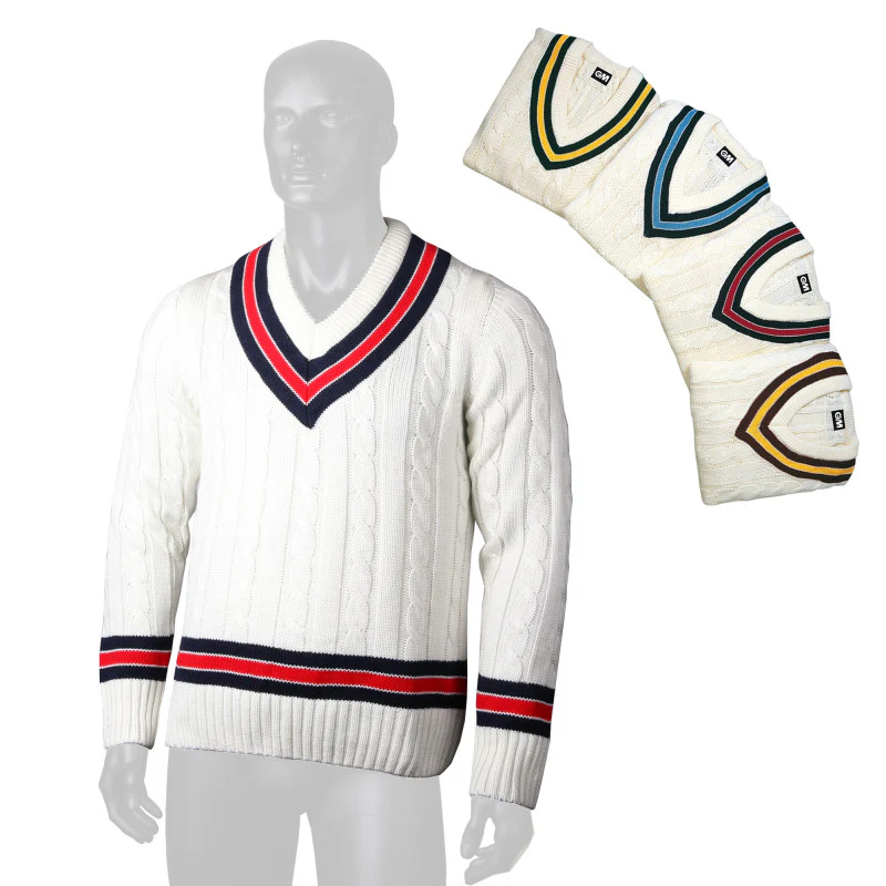 Gunn & Moore Trimmed Junior Cricket Sweater