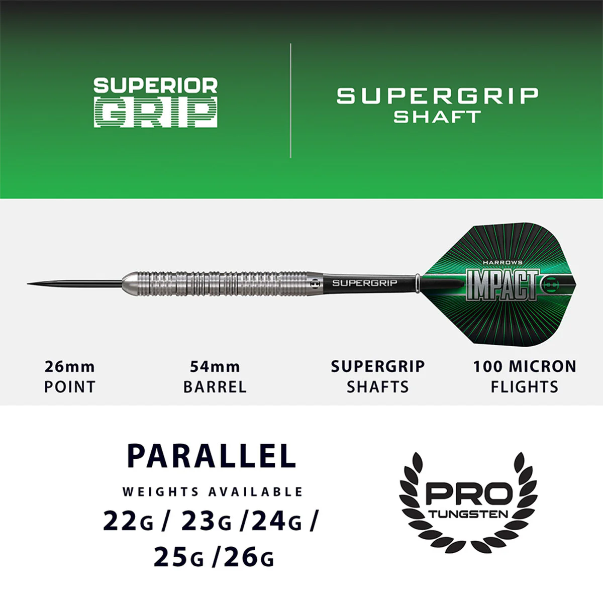 Harrows Impact Steel Tip Darts - Image 3