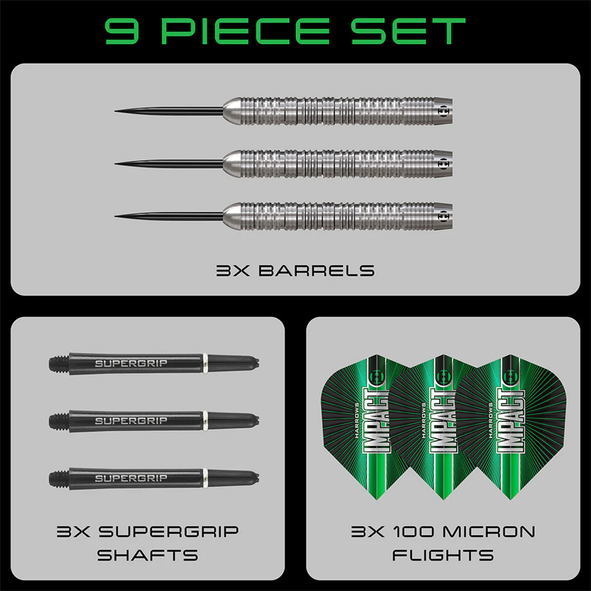 Harrows Impact Steel Tip Darts - Image 4