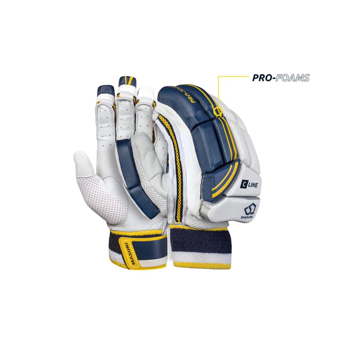 Masuri C Line Cricket Batting Gloves - Image 2
