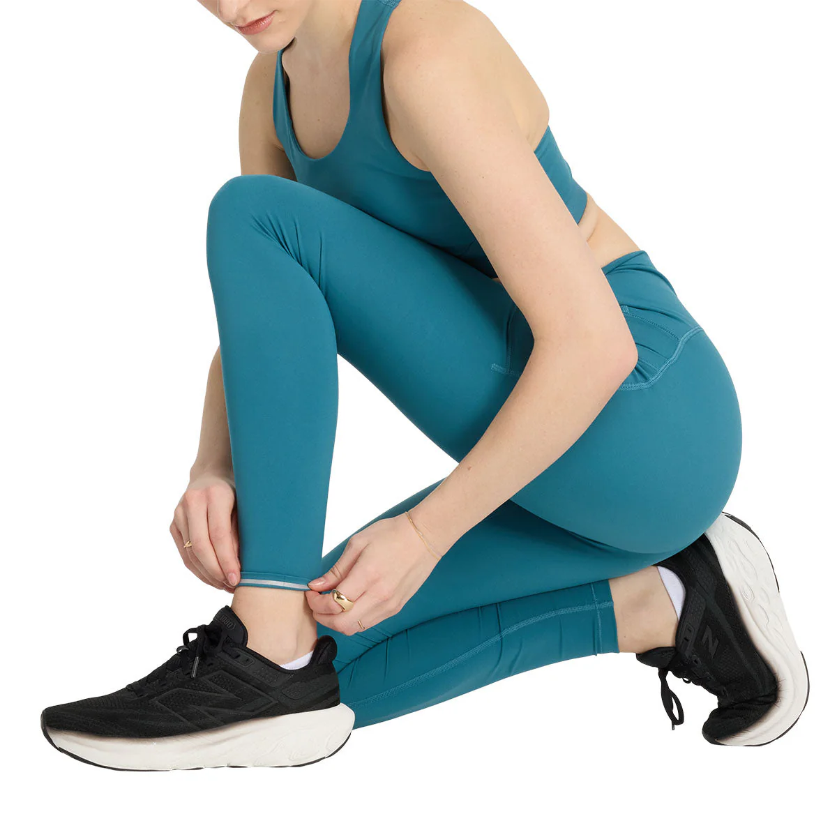 New Balance Sleek Pocket High Rise Legging 27" - Image 3