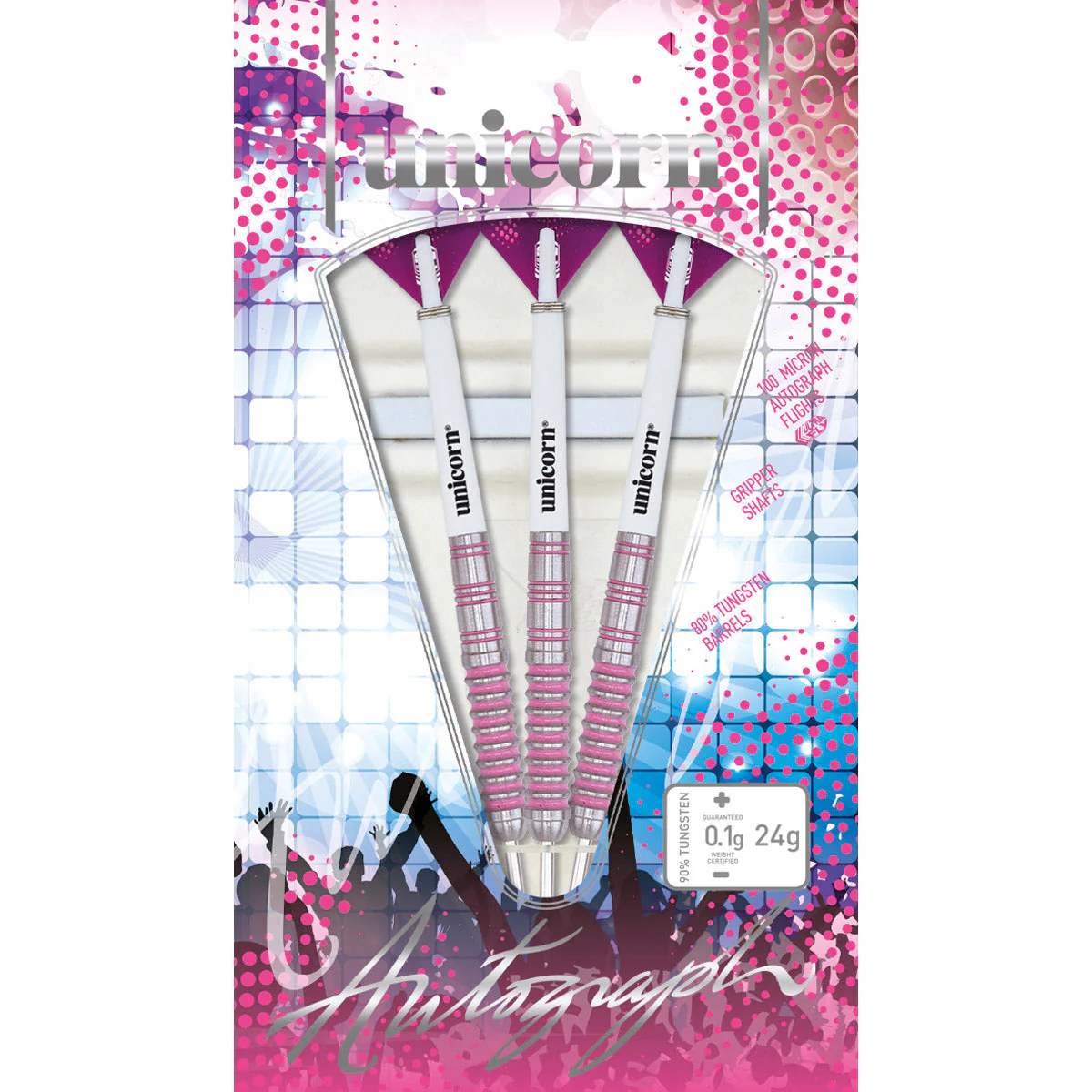 Unicorn Utech Autograph Pink Ring 80% Tungsten Darts - Image 4