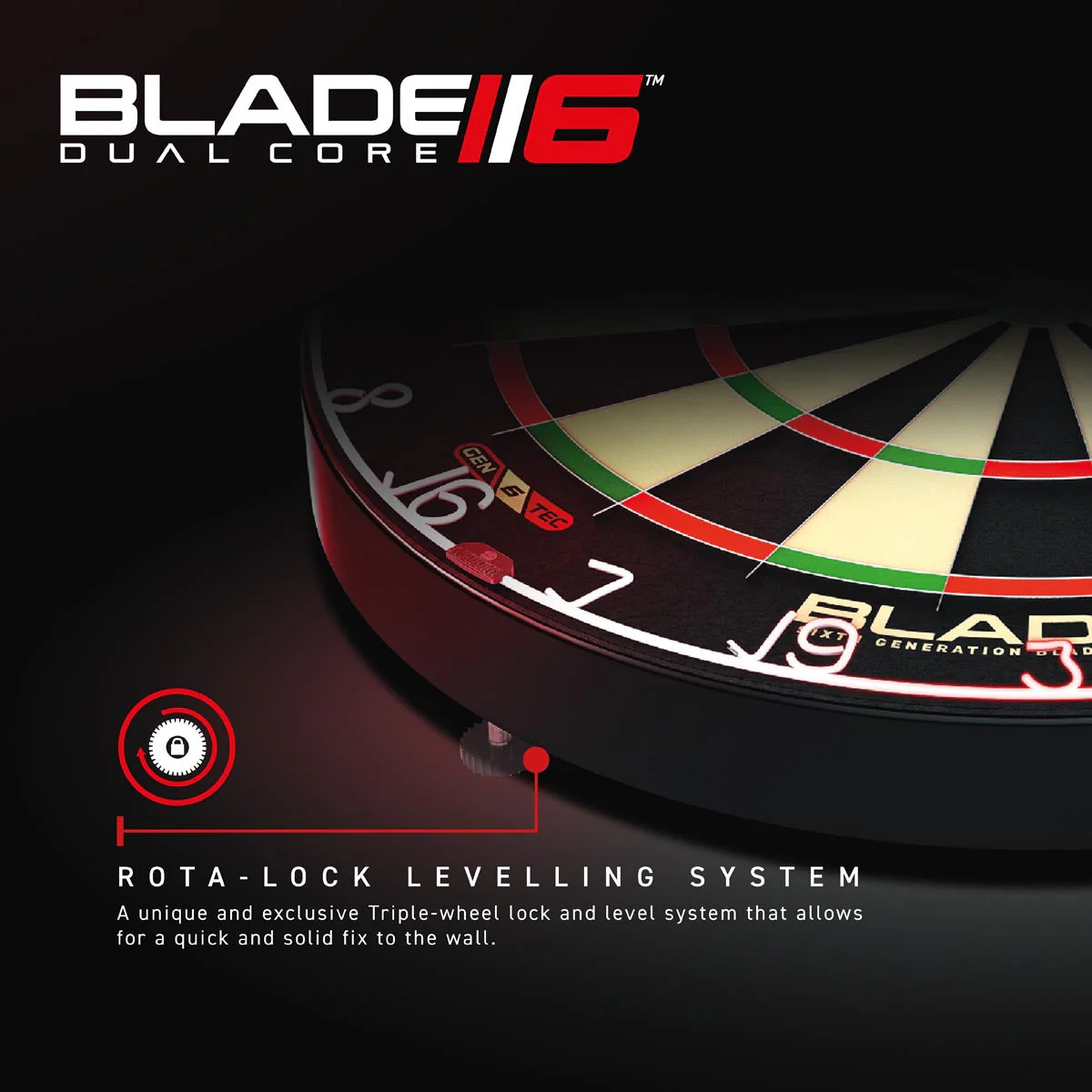 Winmau Blade 6 Dual Core Dartboard - Image 6