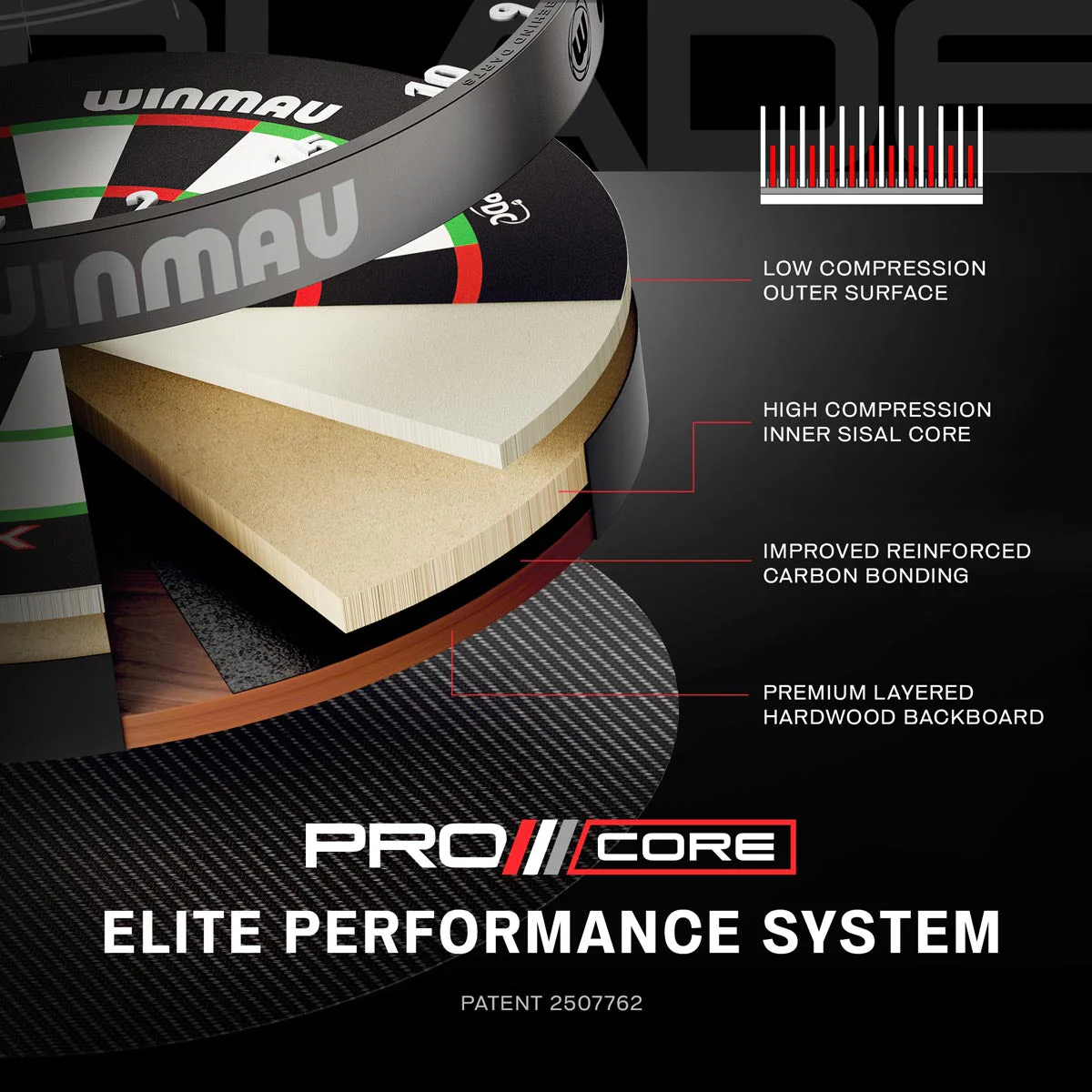 Winmau Blade X Dartboard - Image 3