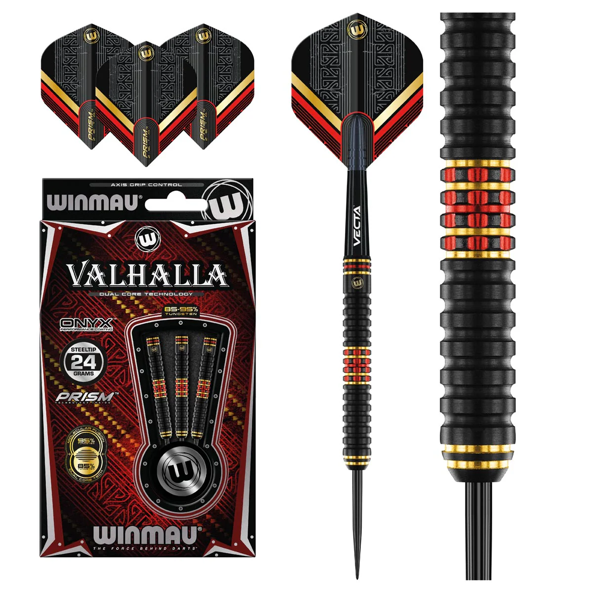 Winmau Valhalla 90% Tungsten Steel Tip Darts