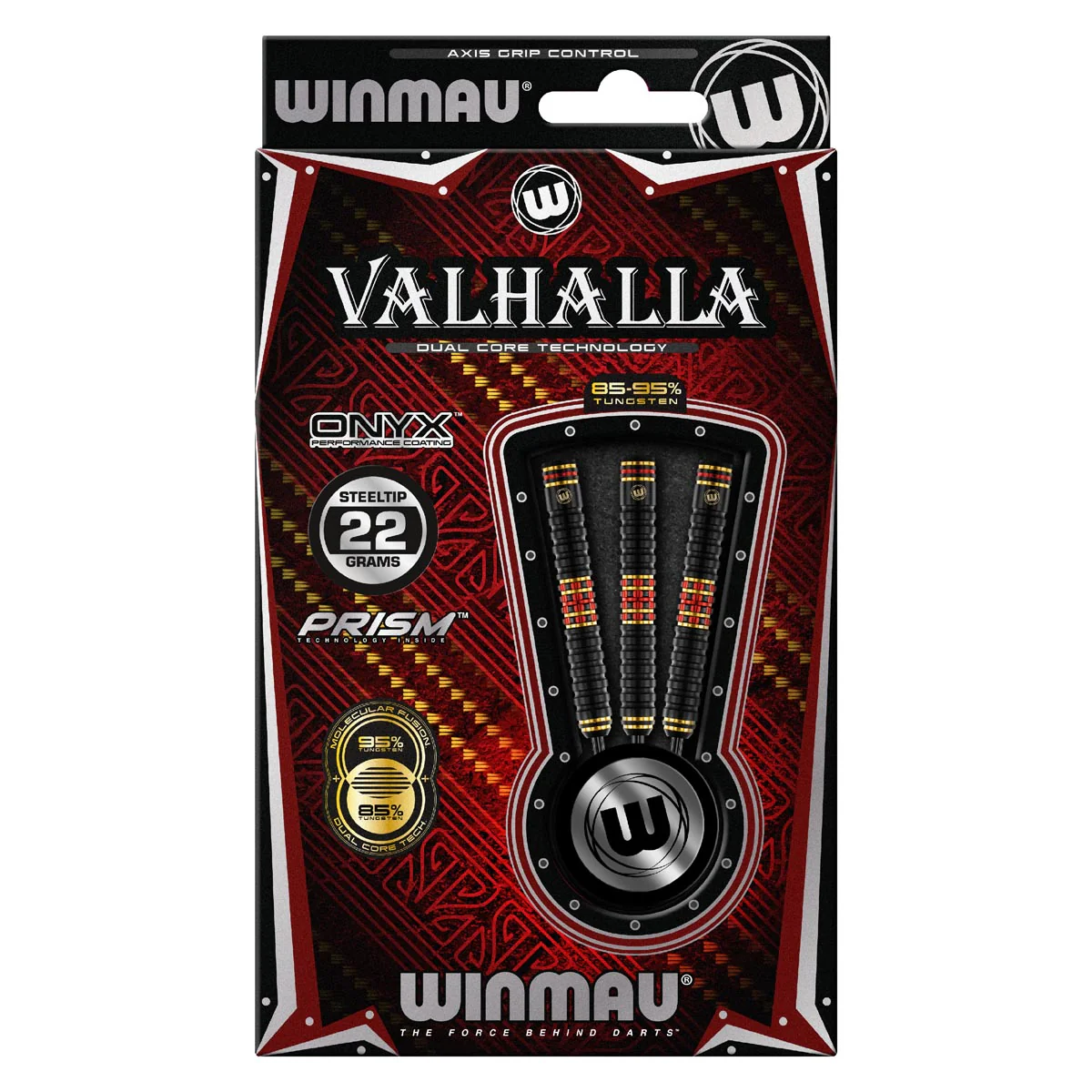 Winmau Valhalla 90% Tungsten Steel Tip Darts - Image 5